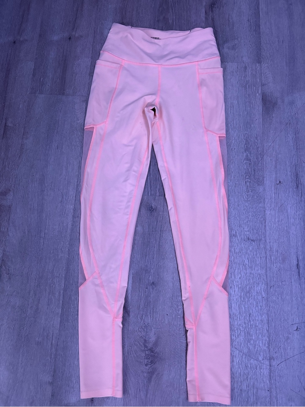 Womens xtra small Pink Active Leggings with Side Pockets